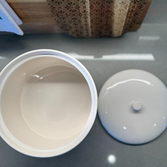 Rae Dunn PANCAKES Ceramic Warmer — Farmhouse Kitchen Decor - Picture 6 of 12